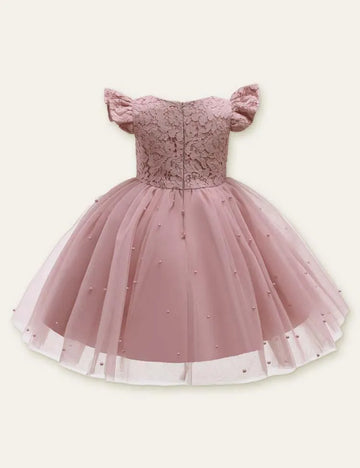 Bow Mesh Sleeveless Party Dress - Mini Taylor